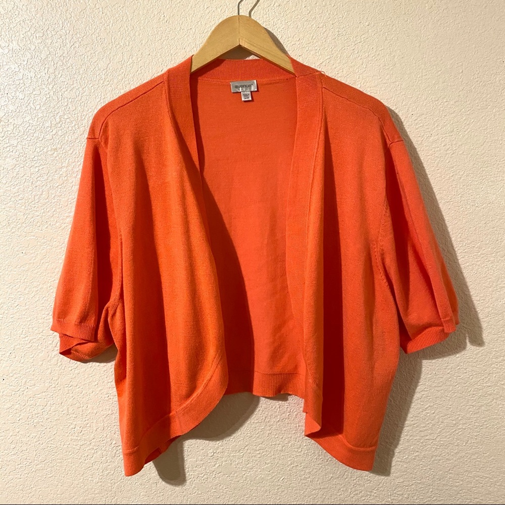 Two Super Fun Colored Size 26/28 Avenue Cardigans